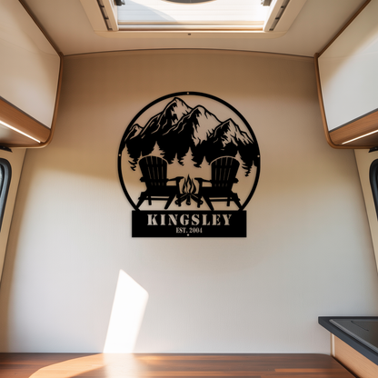 Personalized Camping Sign