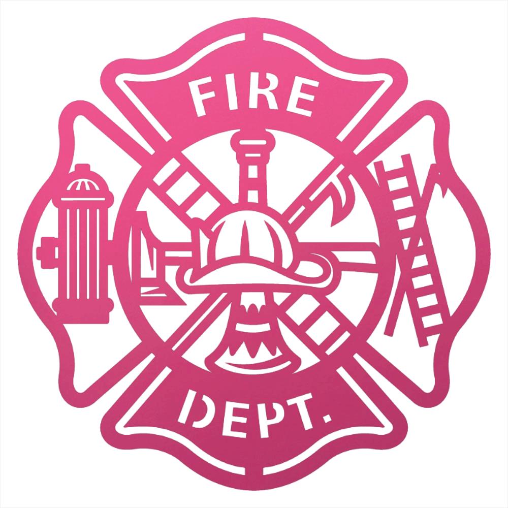 Firefighter Metal Wall Art Sign