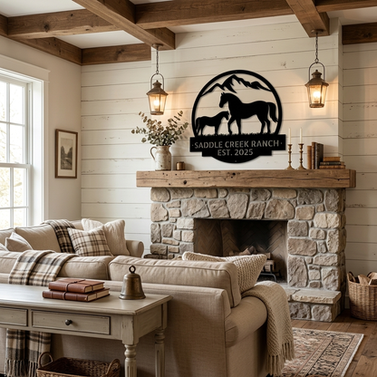 Custom Farm & Horse Sign