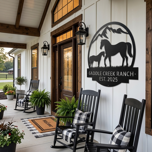 Custom Farm & Horse Sign