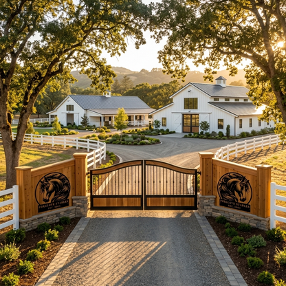 Personalized Horse Farm Sign