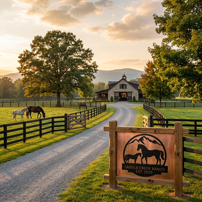 Custom Farm & Horse Sign