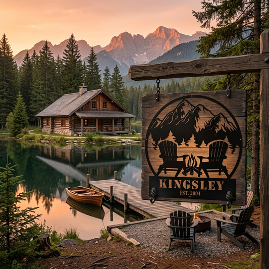 Personalized Camping Sign