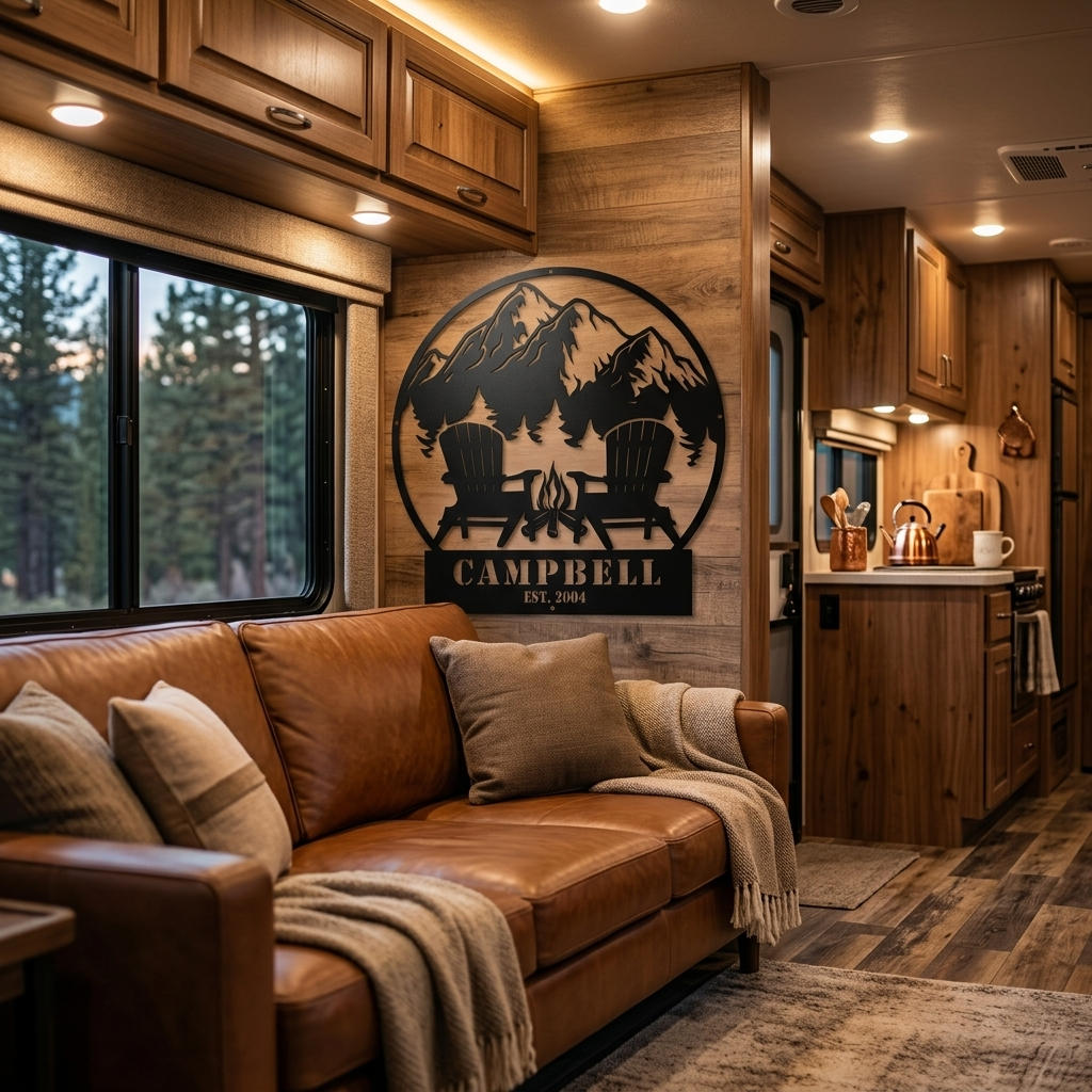 Personalized Camping Sign